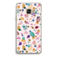 Terrazzo Memphis Pink: Samsung Galaxy A3 (2016) Transparant Hoesje - thumbnail