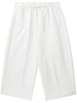 Enföld short en coton à lien de resserrage - Blanc