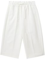 Enföld short en coton à lien de resserrage - Blanc