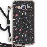 Terrazzo N°16: Samsung Galaxy J3 (2016) Transparant Hoesje met koord