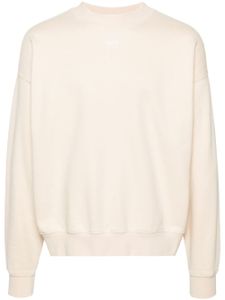 Off-White sweat en coton à logo brodé - Blanc