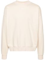 Off-White sweat en coton à logo brodé - Blanc