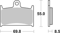 BREMBO Remblokken, voor de moto, Road Organisch 07SU1407