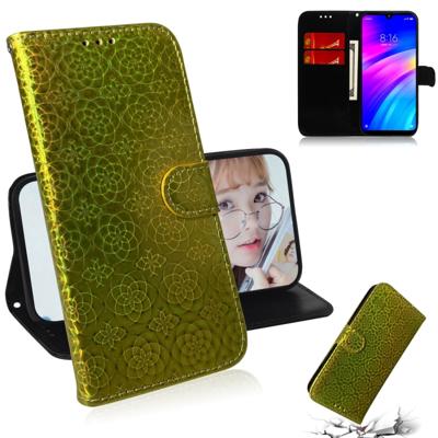 Voor Xiaomi Redmi 7/Y3 effen kleur kleurrijke magnetische Buckle horizontale Flip PU lederen draagtas met houder & kaartsleuven & portemonnee & Lanyar