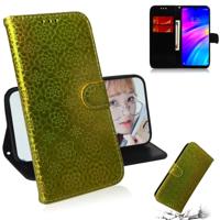 Voor Xiaomi Redmi 7/Y3 effen kleur kleurrijke magnetische Buckle horizontale Flip PU lederen draagtas met houder & kaartsleuven & portemonnee & Lanyar