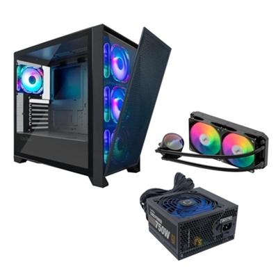 ATX Semi-toren BehuizingCoolBox GE2000 Zwart
