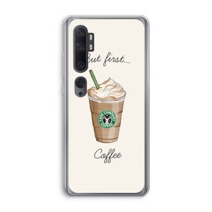 But first coffee: Xiaomi Mi Note 10 Pro Transparant Hoesje