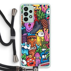 Vexx Mixtape: Samsung Galaxy A52s 5G Transparant Hoesje met koord