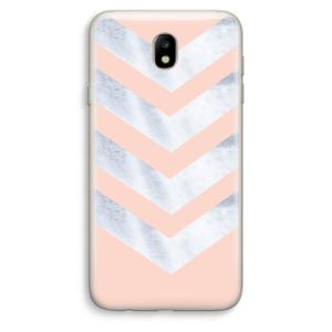 Marmeren pijlen: Samsung Galaxy J7 (2017) Transparant Hoesje
