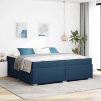 Bedframe Blauw 200 x 200 cm Stof
