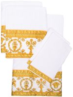 Versace lot de cinq serviettes I Love Baroque - Blanc