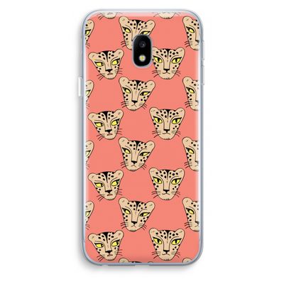 Tijger: Samsung Galaxy J3 (2017) Transparant Hoesje
