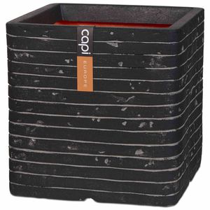 Capi plantenbak nature row vierkant 30x30 cm antraciet krwz902