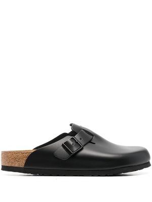 Birkenstock chaussons Boston à boucles - Noir