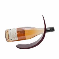 Wijnfleshouder Mangohout Bloem Rood (26 cm)