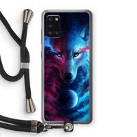 Where Light And Dark Meet: Samsung Galaxy A31 Transparant Hoesje met koord Where Light And Dark Meet: Samsung Galaxy A31 Transparant Hoesje met koord