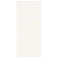 VidaXL Zebra rolgordijn 100x230 cm stofbreedte 95,9 cm marmerbeige