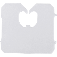 Kwik Lok® Clipsluiting | PS | wit | 30000 stuks