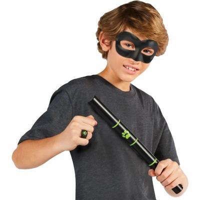 Kostuums voor Kinderen Miraculous: Tales of Ladybug & Cat Noir Transformation Set - Cat Noir 4 Onderdelen Zwart Multicolour