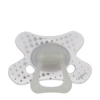 Difrax fopspeen Natural 20+ mdn (2 stuks) Glow in the Dark - thumbnail