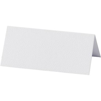 Creativ Company Naamkaarten, afm 9x4 cm, 220 gr, wit, 20 stuk/ 1 doos