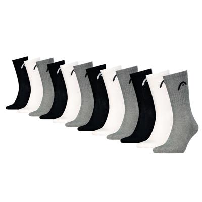 HEAD Sportsokken Training 12-pack Grijs / Wit / Zwart-35/38