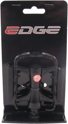 Edge pedaalset mtb low profile met polish zijkant aluminium zwart