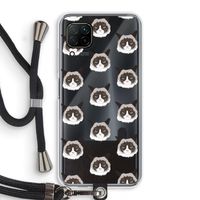 It's a Purrr Case: Huawei P40 Lite Transparant Hoesje met koord