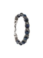 Emanuele Bicocchi bracelet orné de perles - Bleu - thumbnail