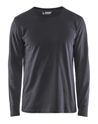 Blåkläder T-Shirt lange mouw 35001042 | Medium Grijs | Maat L - 7330509814444