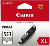Canon CLI-551XL GY w/sec Origineel Grijs 1 stuk(s) - thumbnail
