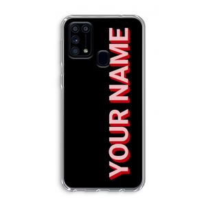 Namecase: Samsung Galaxy M31 Transparant Hoesje