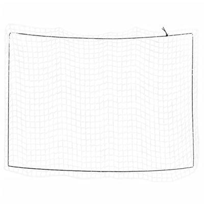 VidaXL Aanhangwagennet elastisch touw 4x3 m polypropeen wit