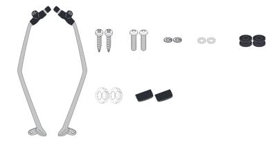 GIVI Bevestigingskit windscherm, moto en scooter, D6115KIT