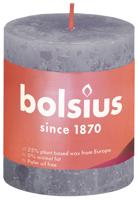 Bolsius Rustiek  Stompkaars Shine Collection 80/68 Frosted Lavender-Bevroren