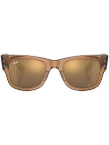 Ray-Ban lunettes de soleil d'inspiration wayfarer - Marron