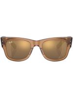 Ray-Ban lunettes de soleil d'inspiration wayfarer - Marron - thumbnail