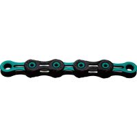 KMC ketting 1/2-11/128 118 12V DLC 12 zwart/celeste