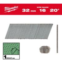 Milwaukee Nagels 16 Ga | 20° | 32mm | Gegalvaniseerd | VE=2000 - 4932492582