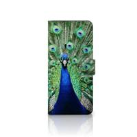 OnePlus 13 | Telefoonhoesje | Met pasjeshouder | Pauw