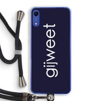 Gijweet: Honor Play 8A Transparant Hoesje met koord