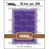 Crealies • x-tra snijmal atc ruwe randen met stiksteeklijn