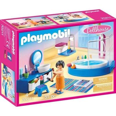 PLAYMOBIL 70211 - Poppenhuis La Maison Traditionnelle - Badkamer met badkuip - Nieuw voor 2020