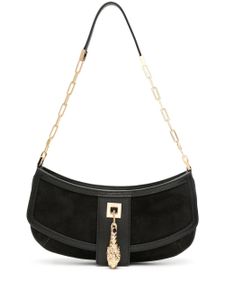 Gucci petit sac porté épaule Tiger Head - Noir