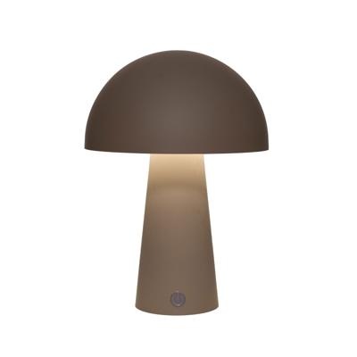 Portable lamp rond 21x15 cm taupe - Annas collection