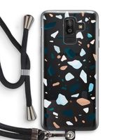 Terrazzo N°13: Samsung Galaxy J8 (2018) Transparant Hoesje met koord