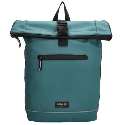 Beagles Originals Bicycle Waterproof Rolltop Rugzak Fietstas 15.6&apos;&apos; Petrol