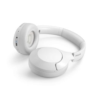 Philips TAH8506WT/00 hoofdtelefoon/headset Hoofdtelefoons Draadloos Hoofdband Oproepen/muziek USB Type-C Bluetooth Wit