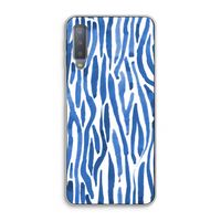 Blauwe nerven: Samsung Galaxy A7 (2018) Transparant Hoesje Blauwe nerven: Samsung Galaxy A7 (2018) Transparant Hoesje