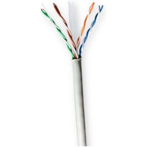Nedis CCBG8520GY100S netwerkkabel Grijs 100 m Cat6 U/UTP (UTP)